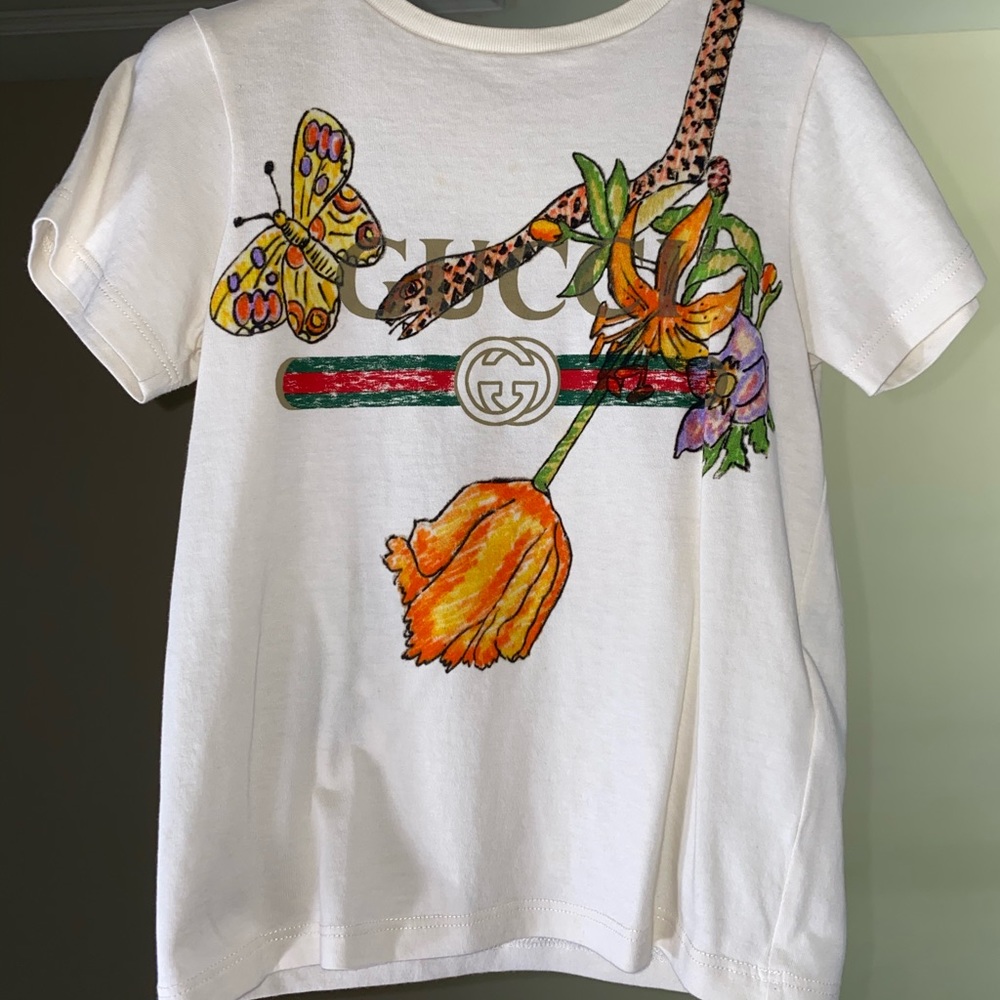 Gucci girl graphic tshirt